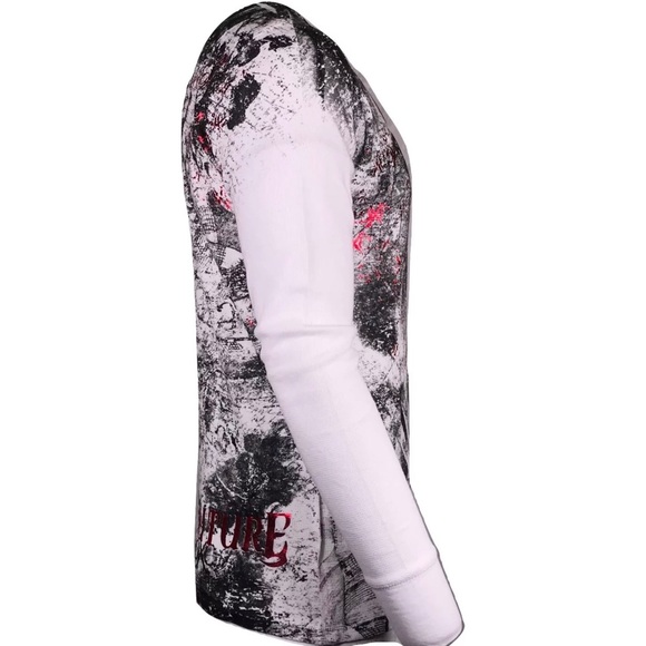 Xtreme Couture by Affliction Men's Thermal Shirt Bravado Biker MMA - Picture 7 of 7